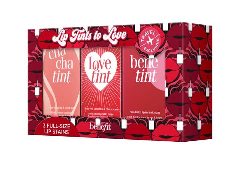 Benefit Lip Tint Trip Refresh For Travels, 3 Pc