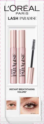 L'Oreal Paris Lash Paradise Volumising Mascara Black Duo
