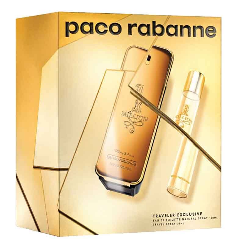 Paco Rabanne 1 Million Travel Exclusive Set_x000D_(EDT 100ml + Ts 20ml)