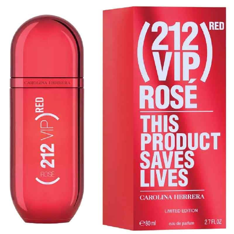 Carolina Herrera 212 Vip Rose (Red) EDP 80ml