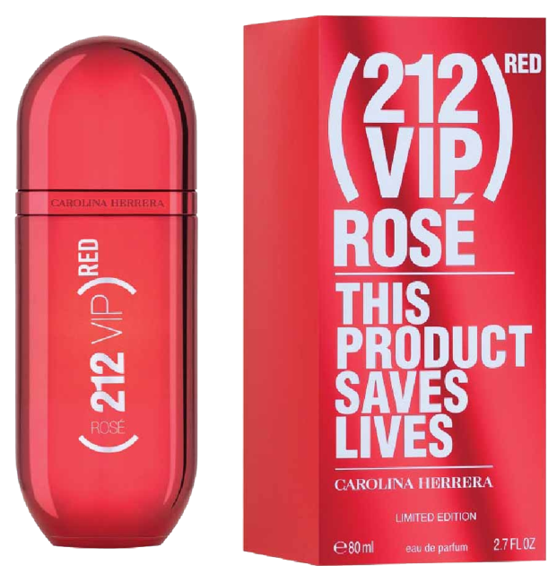 Carolina Herrera 212 Vip Rose (Red) EDP 80ml