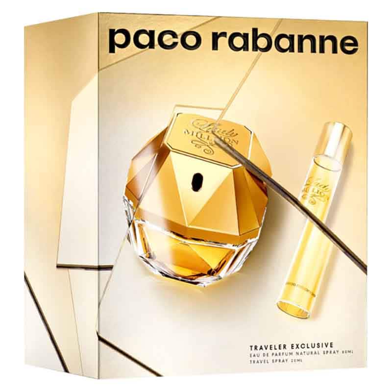 Paco Rabanne Lady Million Travel Exclusive Set Edp 80ml + Ts 20ml