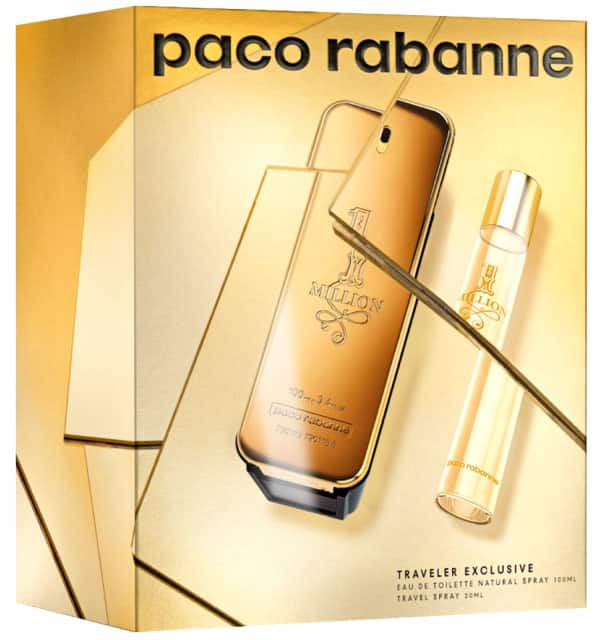 Paco Rabanne 1 Million Travel Exclusive Set Edt 100ml + Ts 20ml