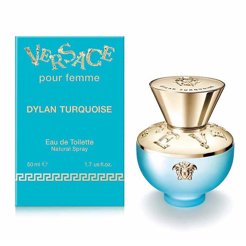 Versace Dylan Turquoise Eau De Toilette Natural Spray 50ml