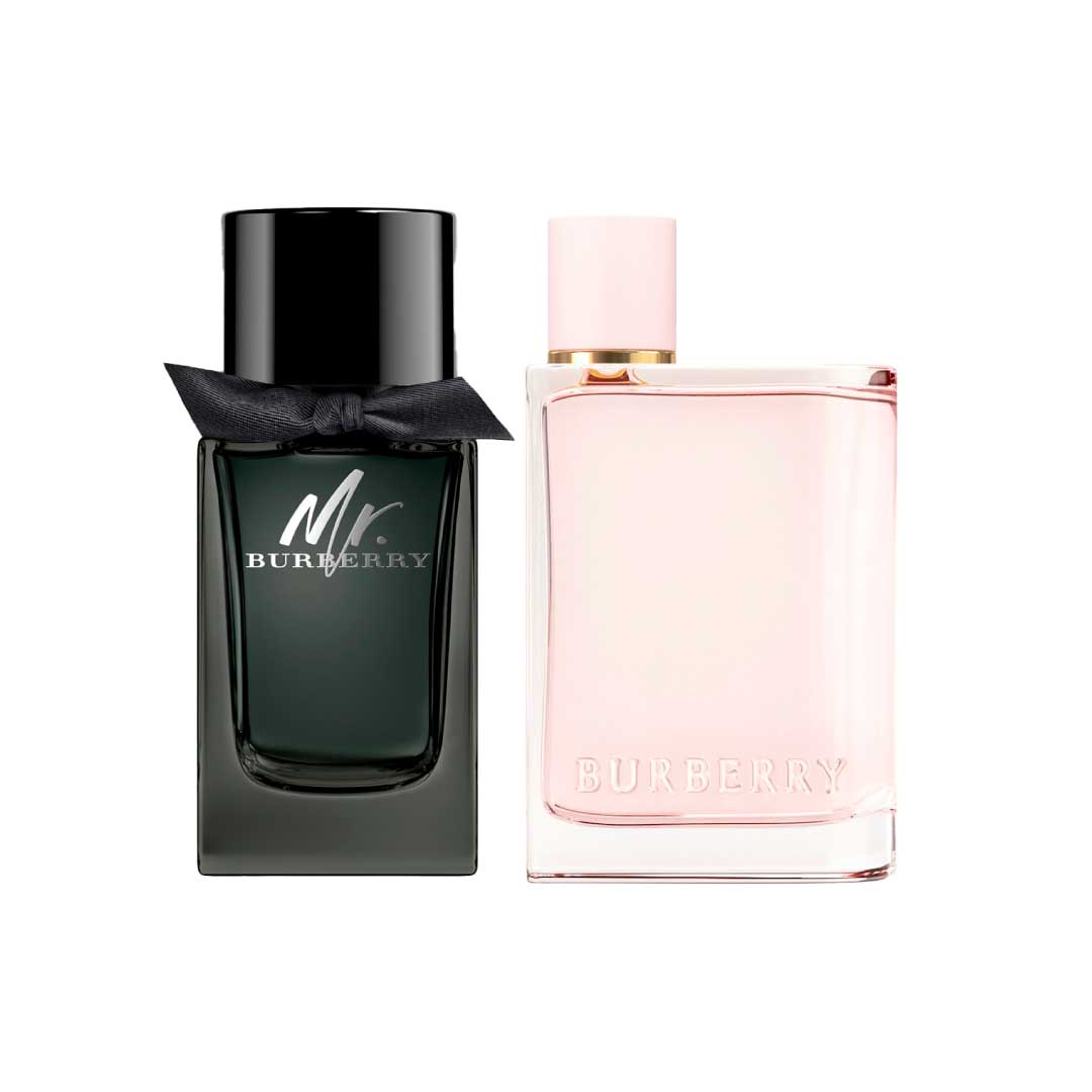 Burberry Her Eau De Parfum 100ml  & Burberry Mr Burberry Eau De Parfum 100ml