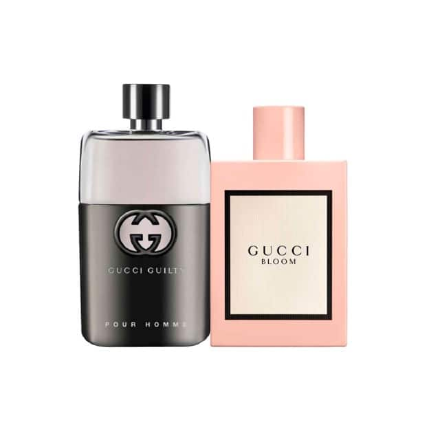 Gucci Guilty Eau De Toilette For Him 90ml & Gucci Bloom Eau De Parfum For Her 100ml