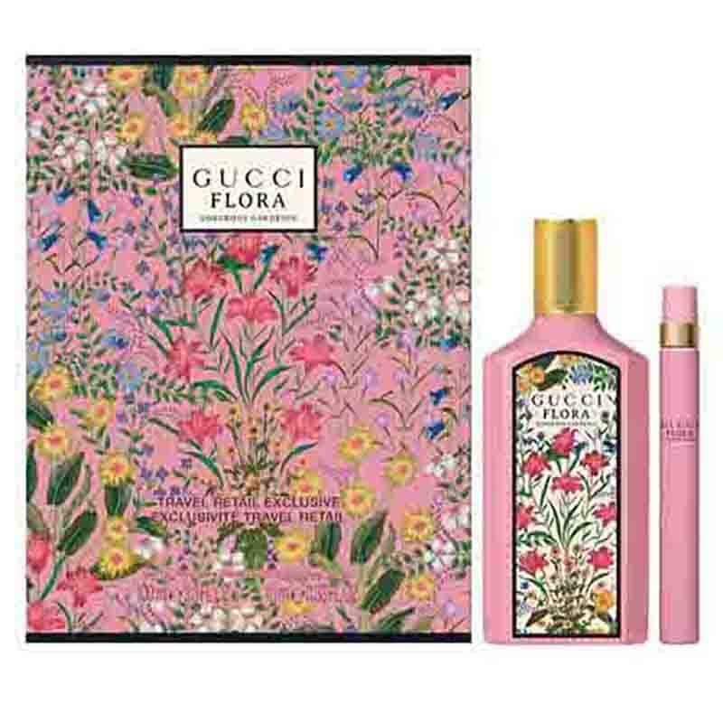 GUCCI FLORA 2点セット Buy Gucci 2-Pc Flora Gorgeous Gardenia EDP for women 100ml and Pen