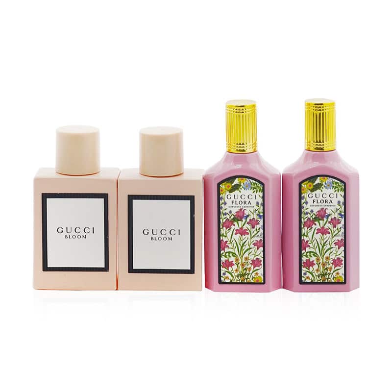 Gucci Mini Set Edp 2 x 5ML (Bloom Edp) + 2 x5ML (Flora Gorgeous Gardenia Edp)