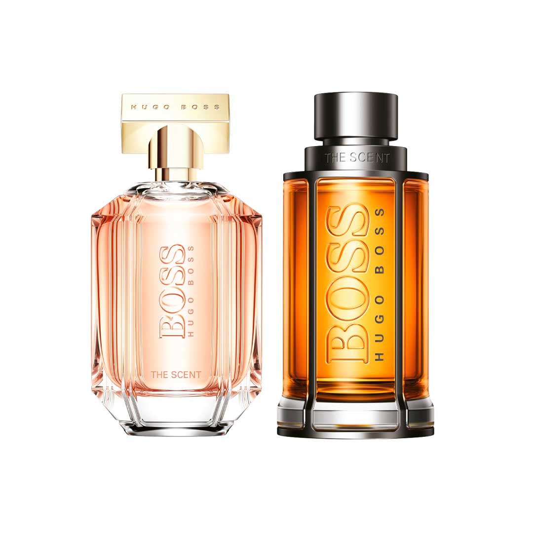 HUGO BOSS THE SCENT EDT FOR HIM 100 ML & HUGO BOSS THE SCENT FOR HER EDP 100 ML
