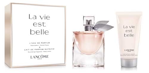 Lancome's La Vie Est belle Travel Edition EDP Natural Spray and Body Lotion 100 ml