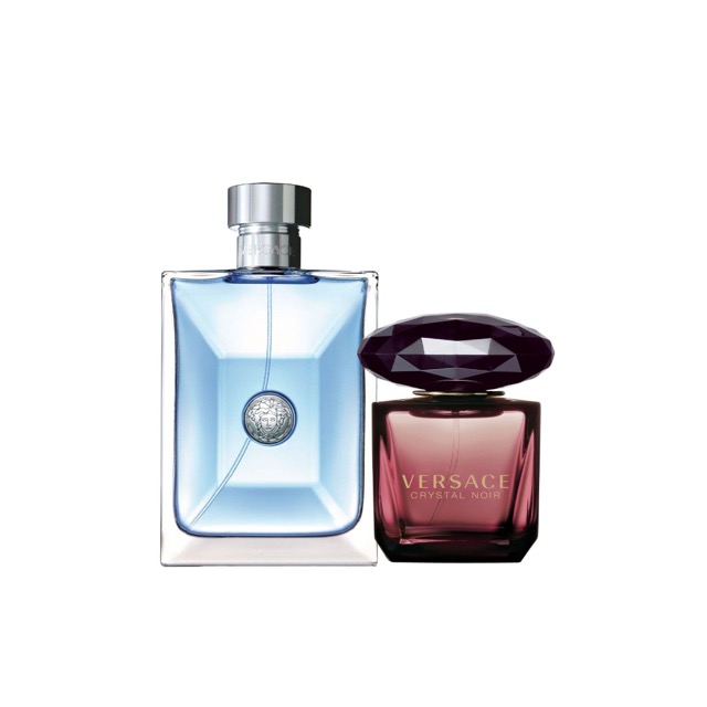 Versace EDT Natural Spray 200ml & Versace Crystal Noir 90ml EDP