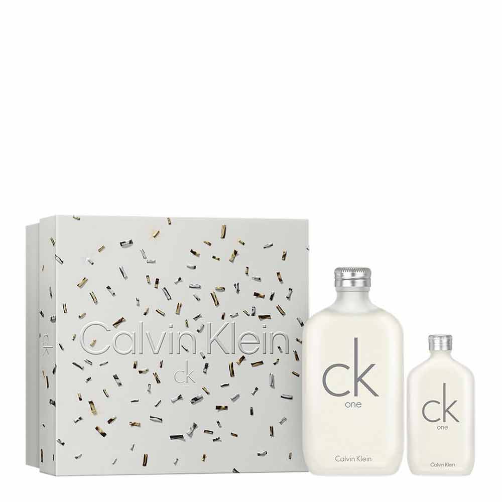 Calvin Klein Unisex 2 Pc Ck One Eau De Toilette Holiday Gift Set 200 ml and 50 ml