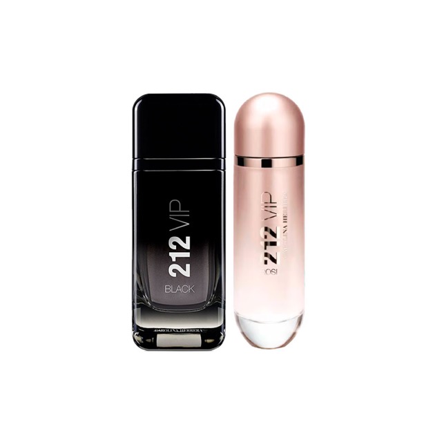 Carolina Herrera 212 Vip Black EDP 100ml Natural Spray & Carolina Herrera 212 Vip Rose 125ml