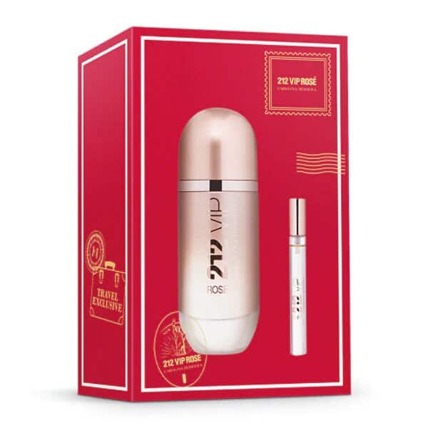 Buy Carolina Herrera 212 Vip Rose Gift Set, Women, 80ML+10ML