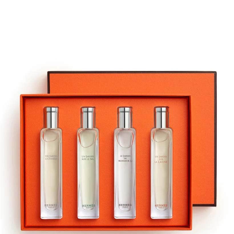 【未使用】HERMES COLLECTION PARFUMS-4本セット Buy Hermes Exclusive Nomad Set of 4 Garden-Perfumes, 15ML