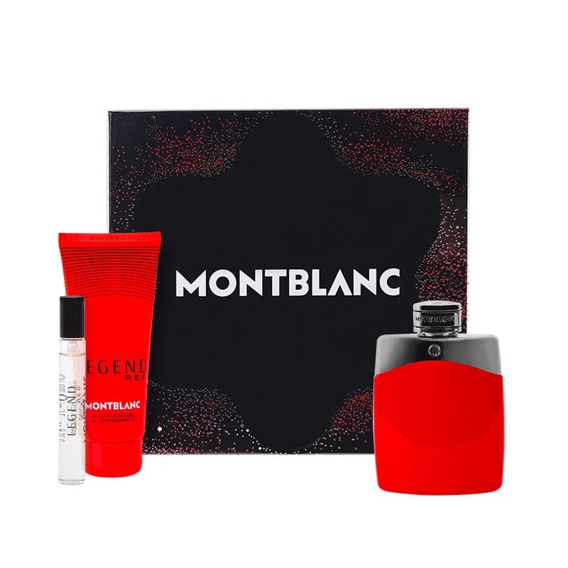 Montblanc Legend Red Set EDP 100ML + Shower Gel 100ML + EDP 75ML
