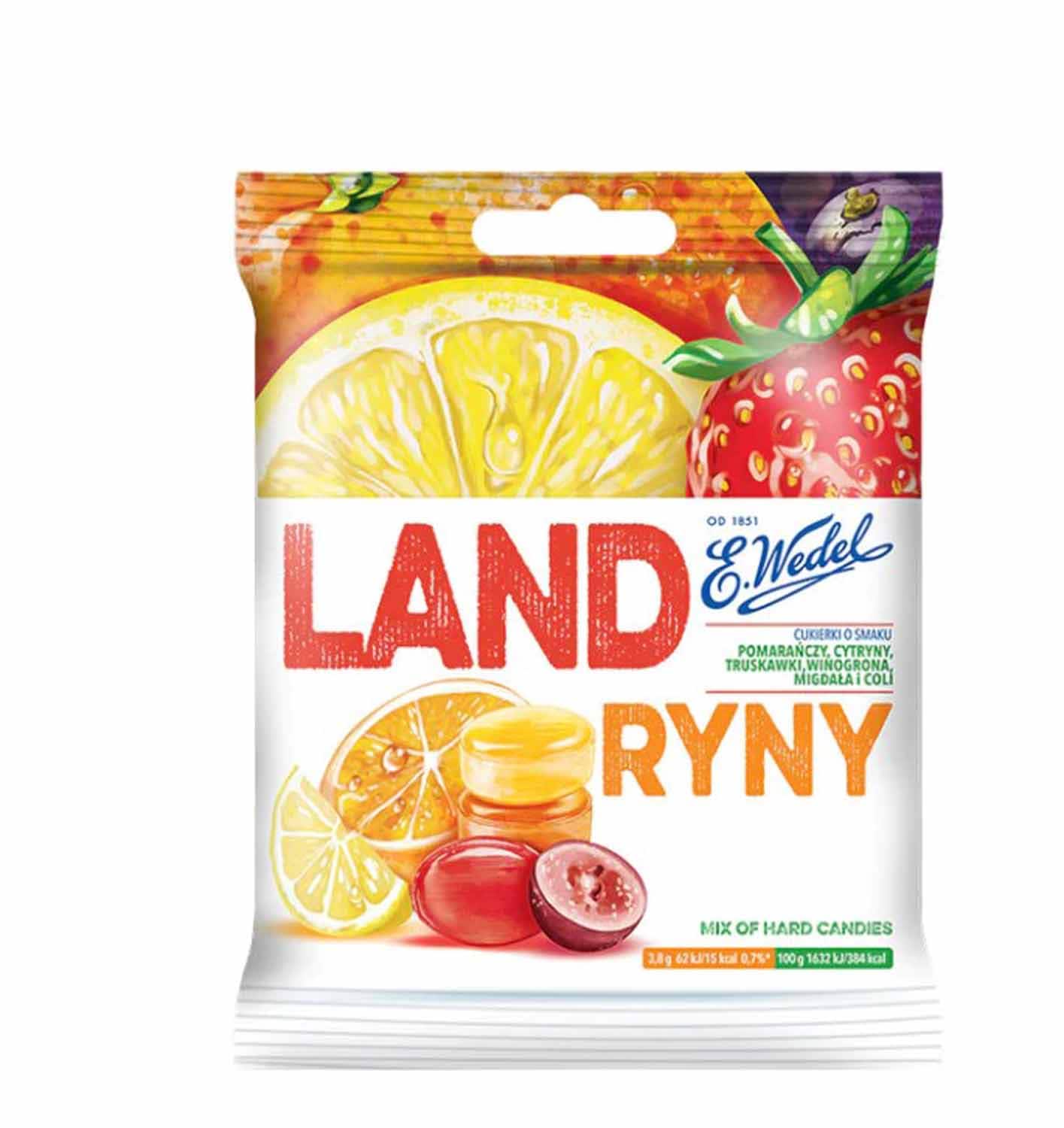 Wedel Fruit Drops Hard Candies 90g