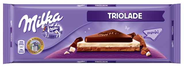 Milka Triolade Tablet 300g
