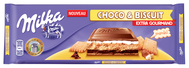 Milka Tablet Choco Biscuit 300g