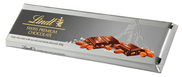 Lindt Sea Salt Almond Bar 300g
