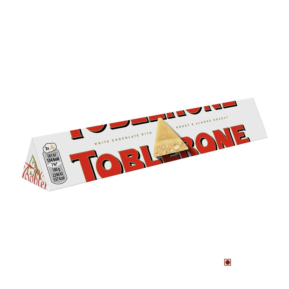 Toblerone White Bar 100 gm