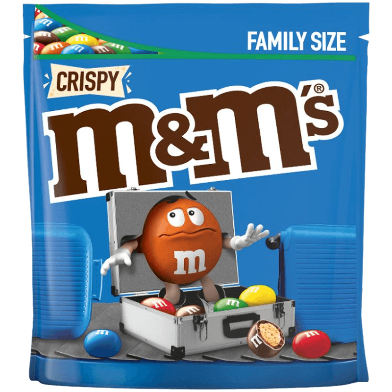 M&M'sCrispy Pouch, 281 gm