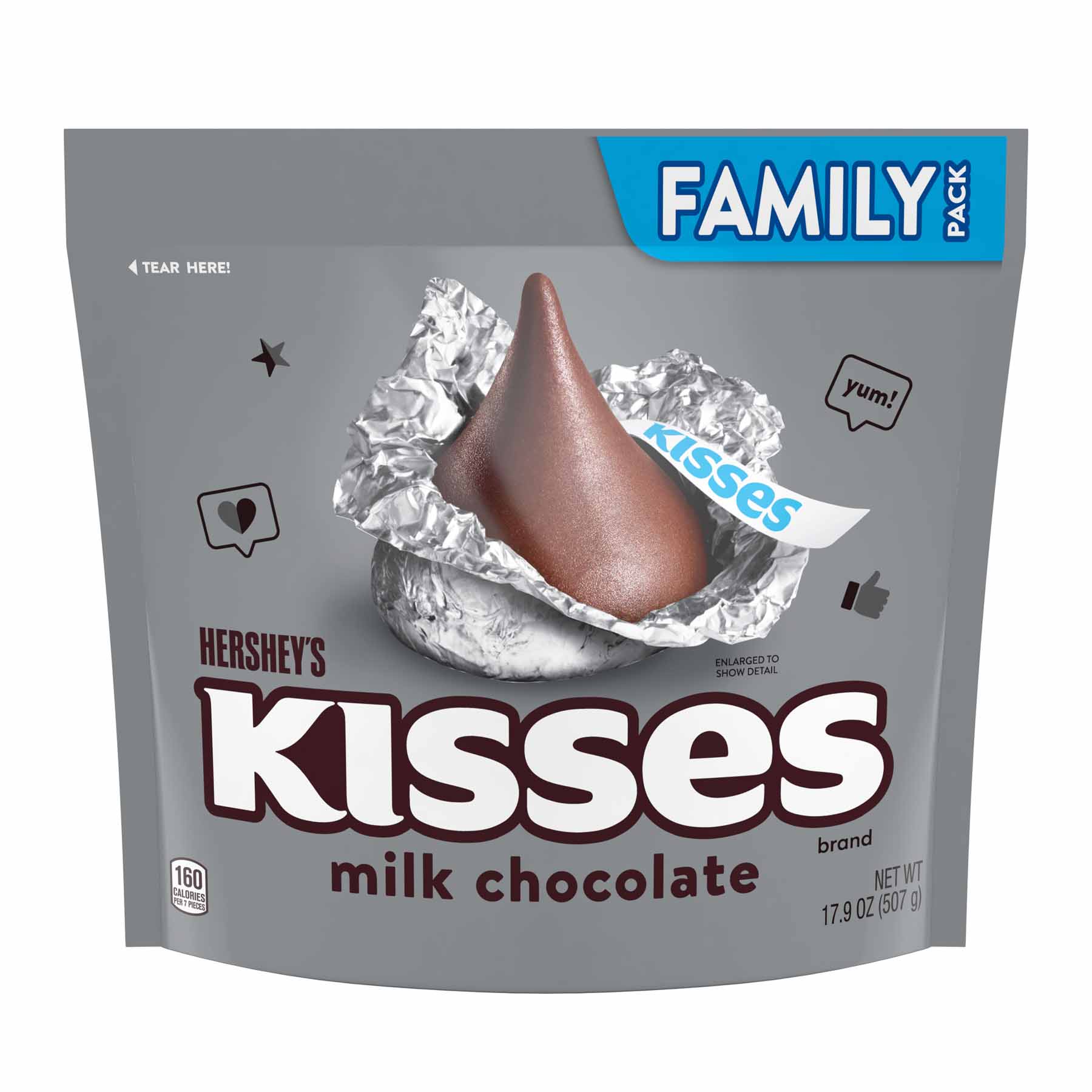 HERSHEY'SKisses Milk Chocolate Bag 507g