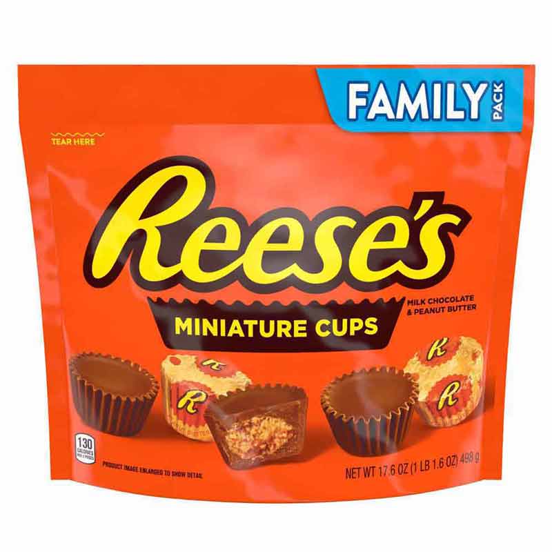 REESE'S Peanut Butter Cups Miniatures Bag 498g