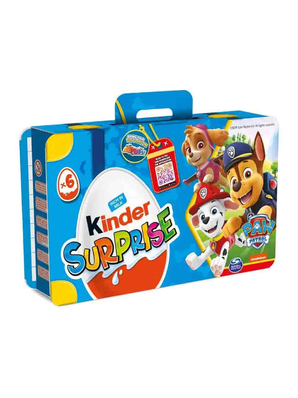 Kinder Surprise Paw Patrol in the luggage-shaped case with toys, 120g