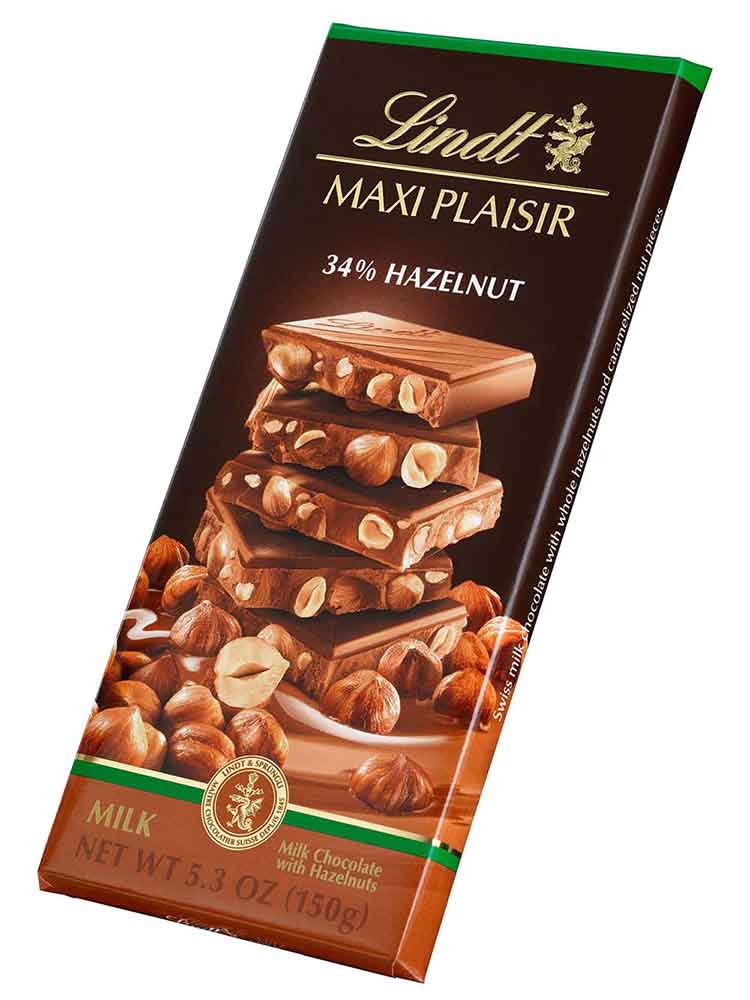 Lindt Maxi Plaisir Milk Hazelnut 150 gm