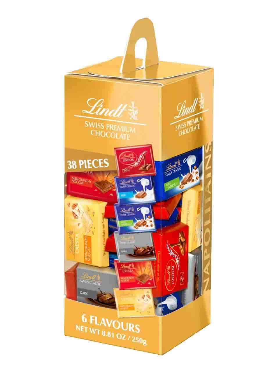 Lindt Assorted Napolitains Carrier Box, 250g