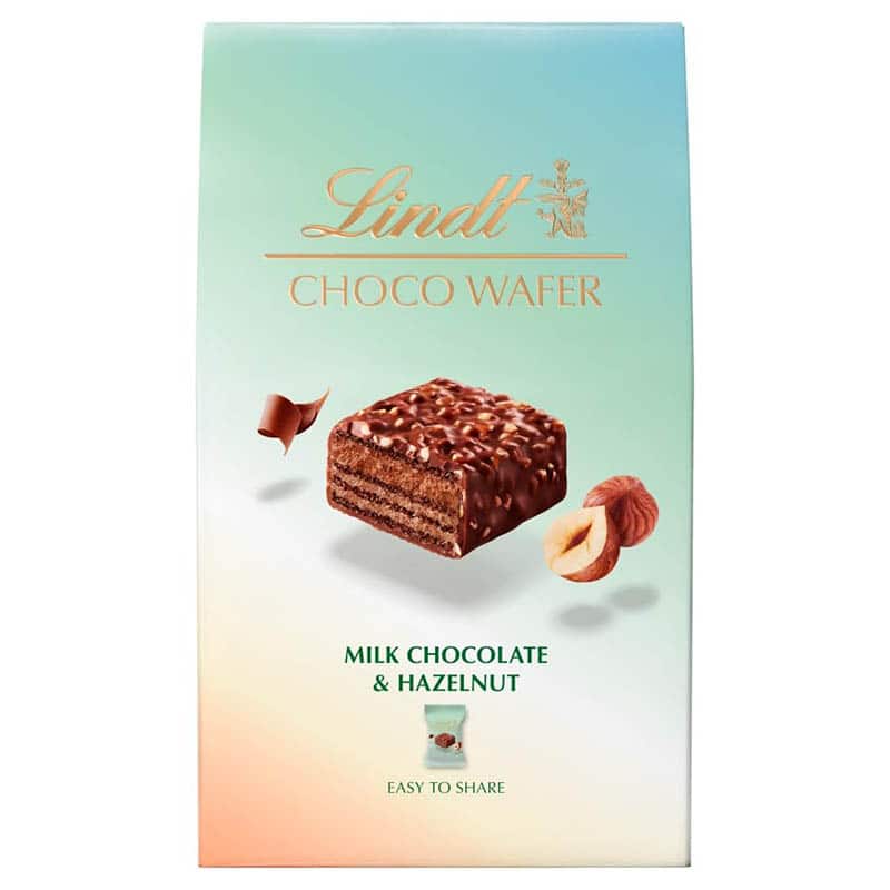 Lindt Milk Hazelnut Choco Wafer Sharing Box 135GM