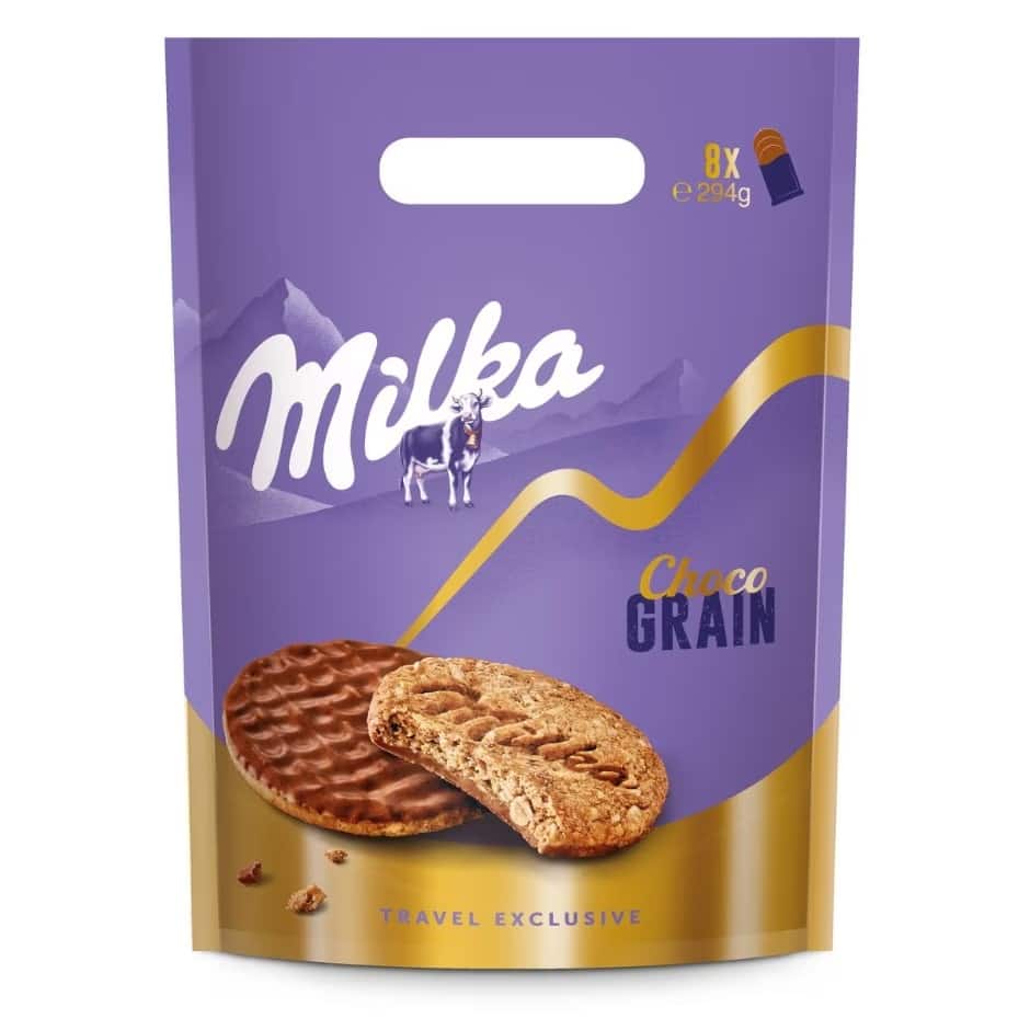 Milka Biscuits Choco Grains 378g