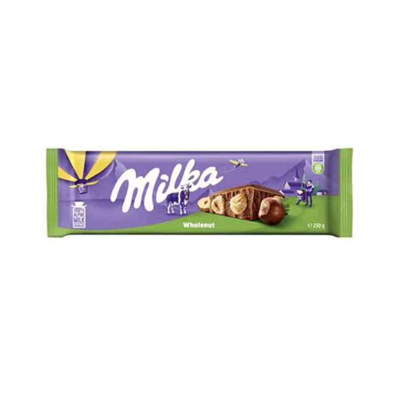Milka Whole Nuts 250 Gm