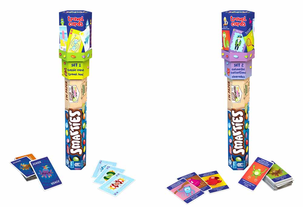 Smarties Giant Tube Travel Cards 130g