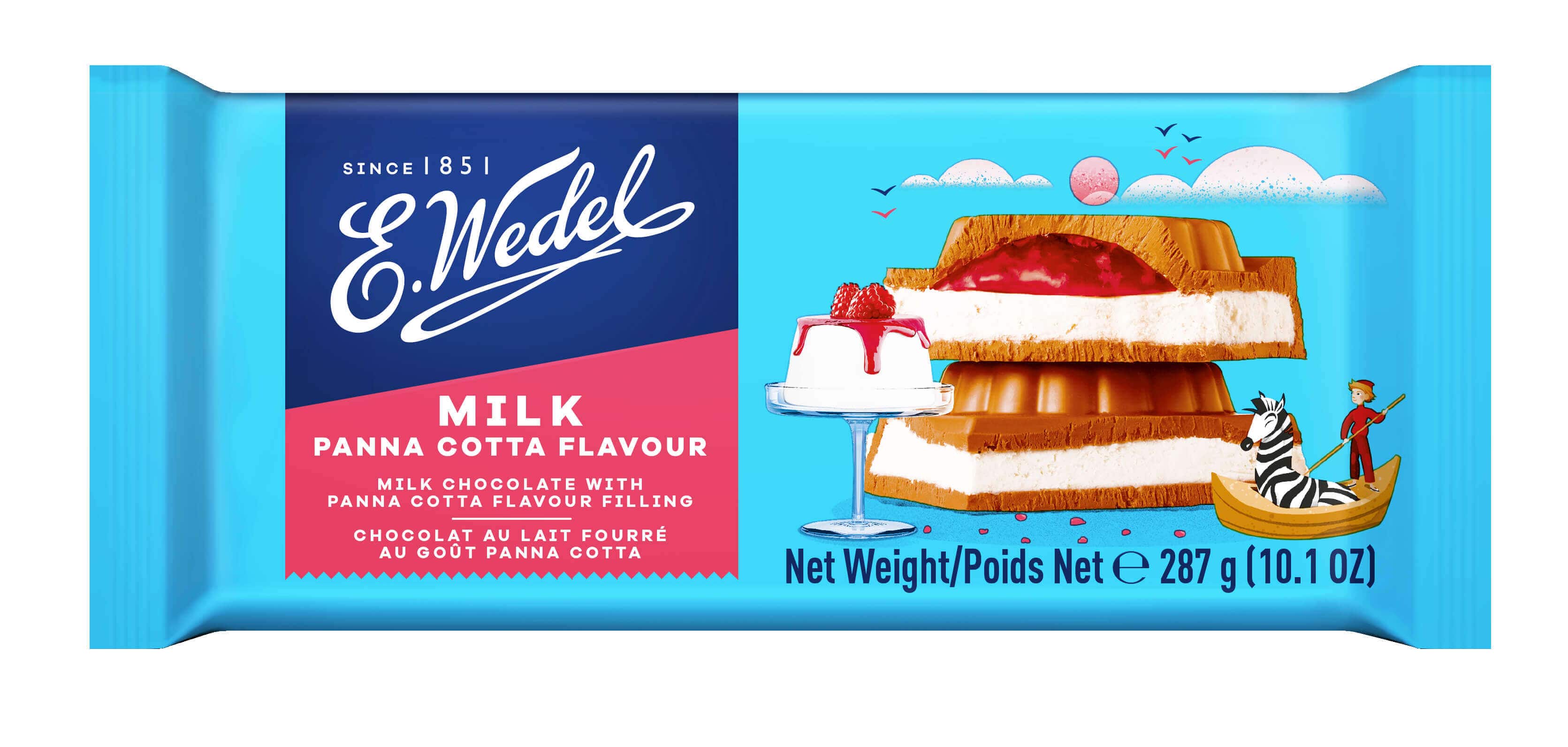 Wedel Milk Chocolate Bar Filled with Panna Cotta 287g