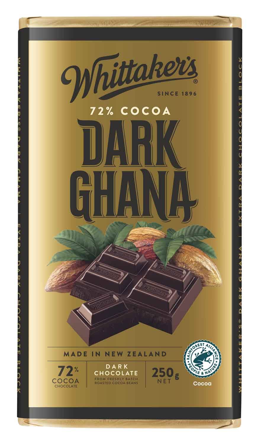 Whittaker's Dark Ghana Bar 250g