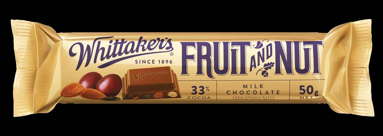 Whittaker's Fruit & Nut Bar 50g