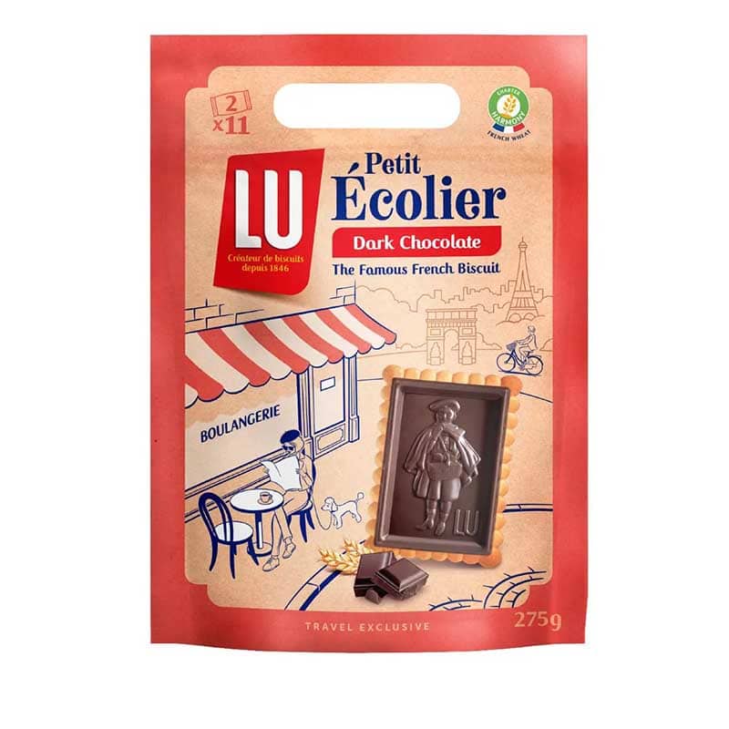 LU Petit Ecolier Dark Chocolate French Biscuit 275GM