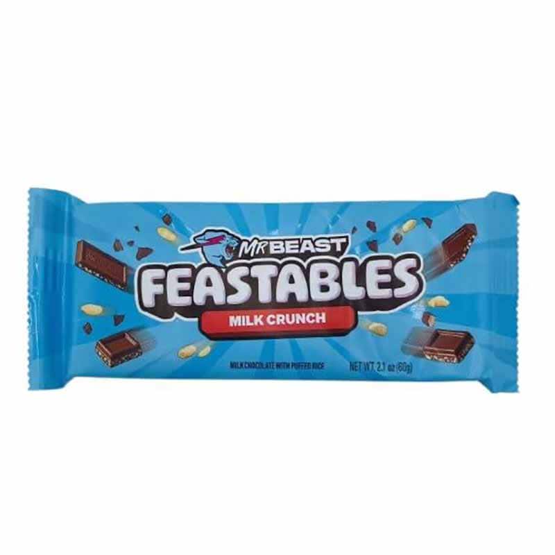 Mr Beast Feastables Milk Crunch 60 Gm