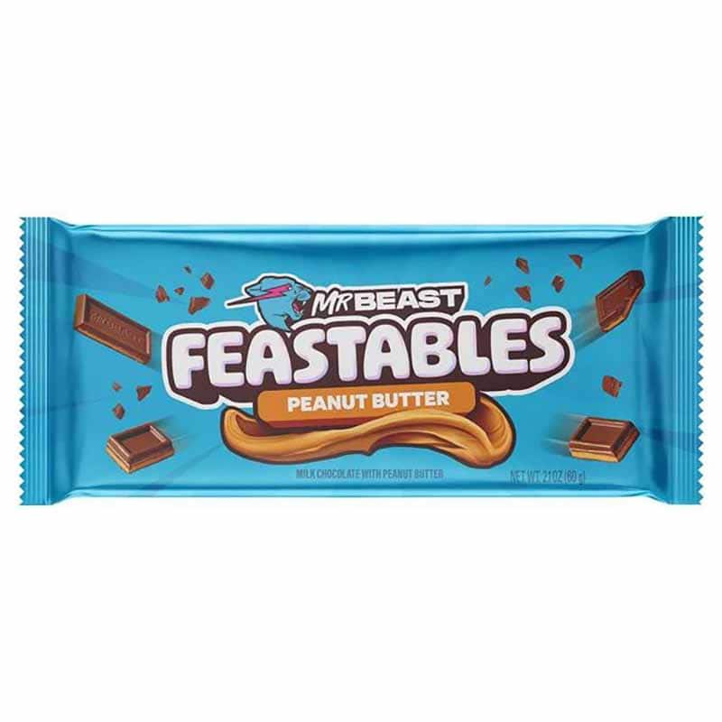 Mr Beast Feastables Peanut Butter 60 Gm