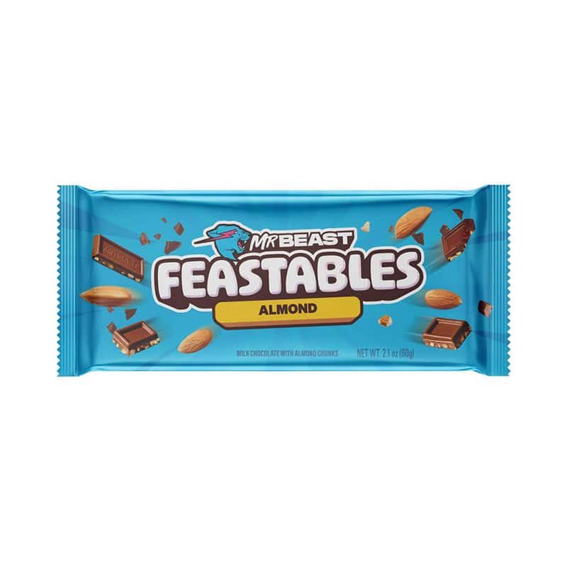 Mr Beast Feastables Almond Chocolate Bar 60GM