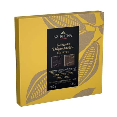 Valrhona Dark & Milk 50 Square Gift Box, 250g