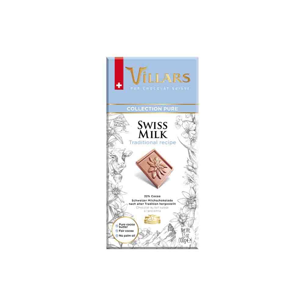 Villars Milk Pure Bar, 100g