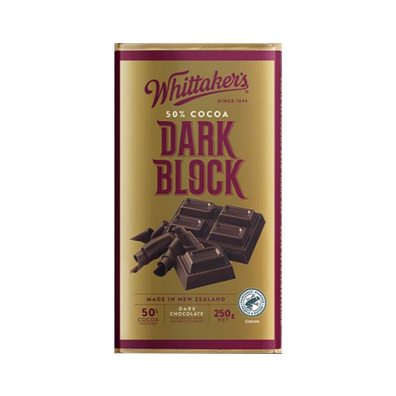 Whittakers Dark Block 250GM