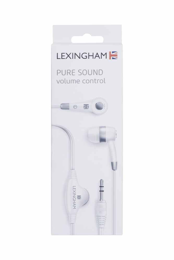 Travel Blue Lex Volume Control Ear Phone White