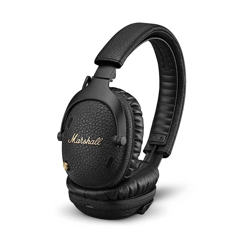 Marshall Monitor III Active Noise Canceling Over Ear Bluetooth Headphones, Black