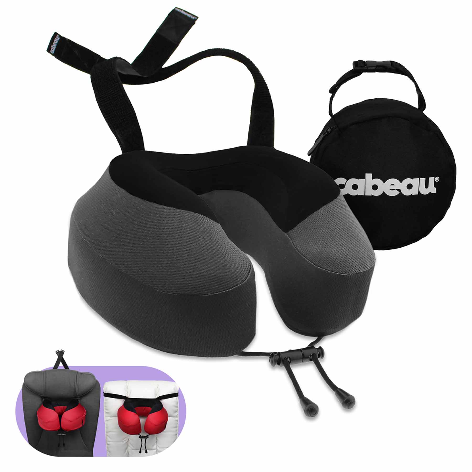 Cabeau Travel Pillow Evolution S3 Steel