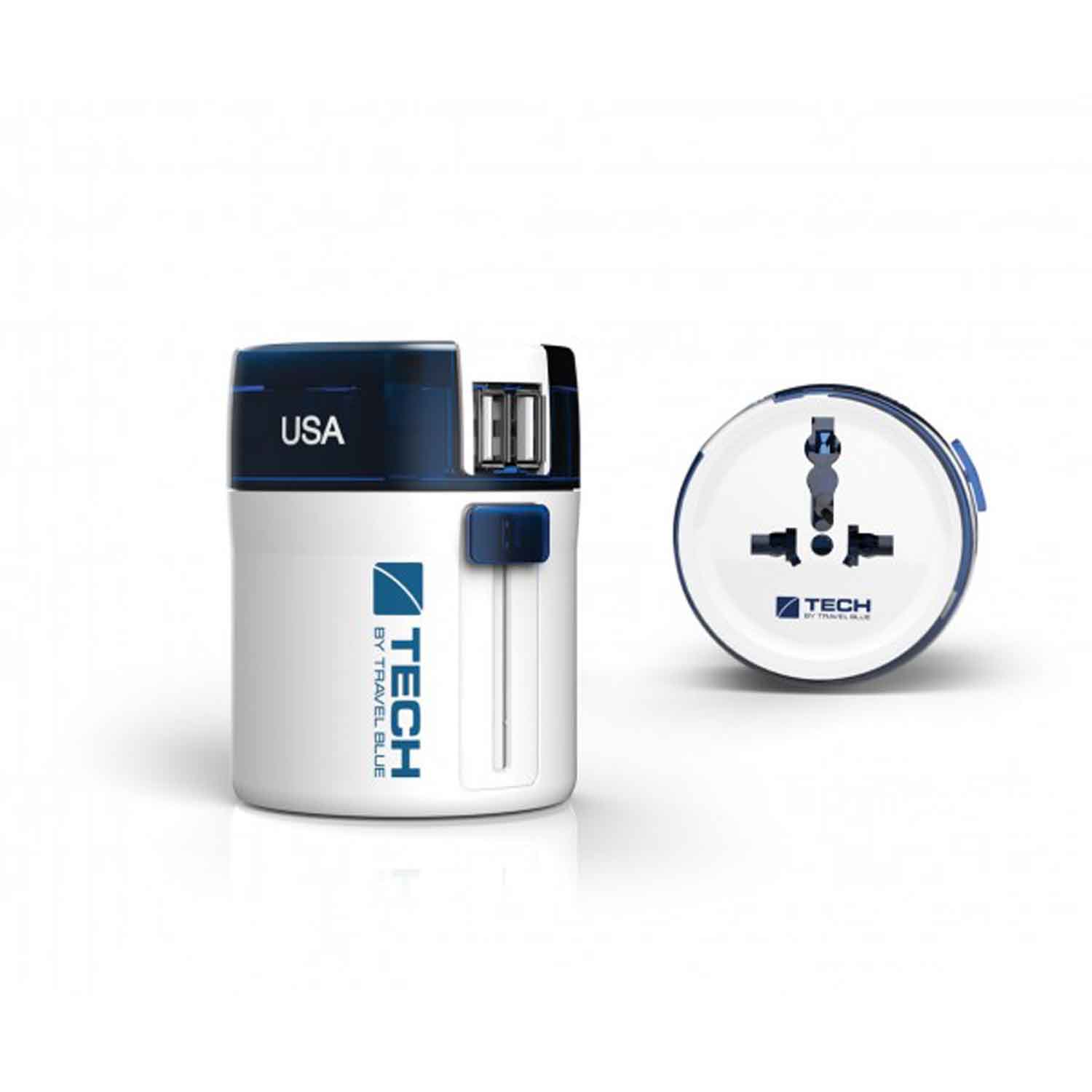 Travel Blue Twist & Slide Adaptor