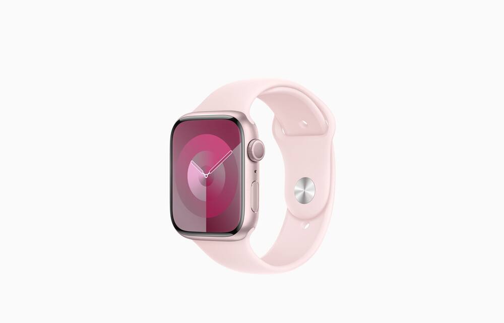 Apple Watch Series 9, 41mm, Pink, S/M (smaller wrists)